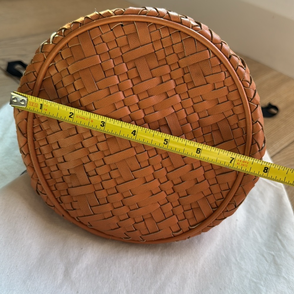 Cleobella Tan leather Woven Bag - Picture 6 of 6